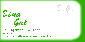 dina gal business card
